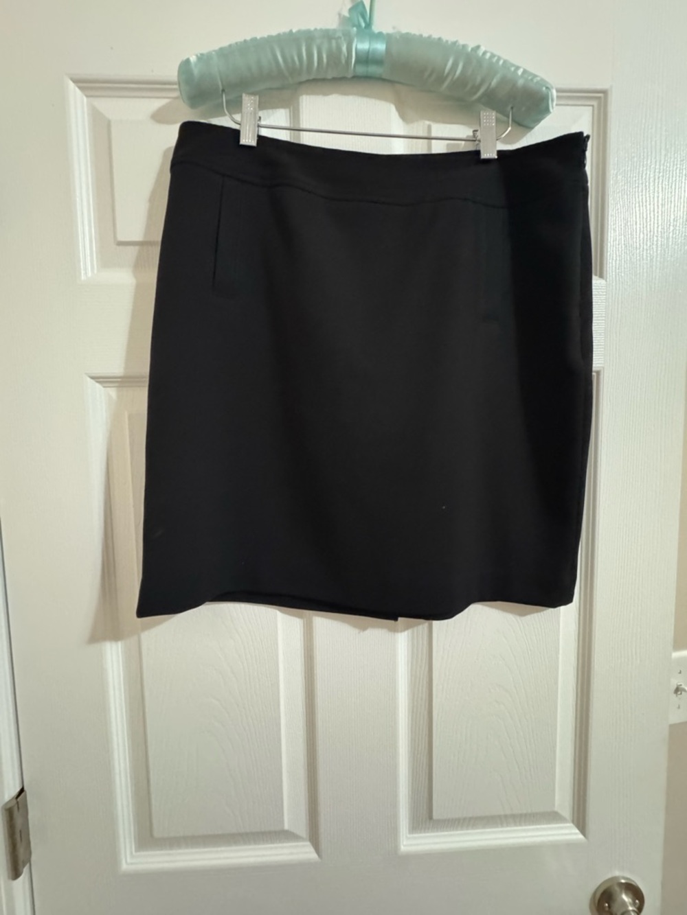 Rafaella Black Mini Skirt - Straight Silhouette